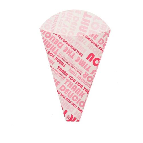 HEIKO クレープ三角袋 デリシャスタイム ピン