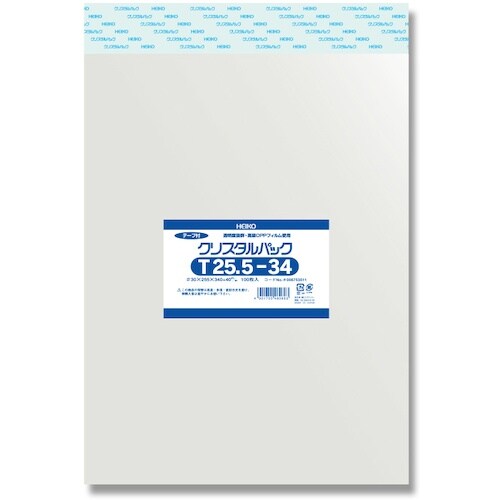 HEIKO OPP袋 クリスタルパック テープ付