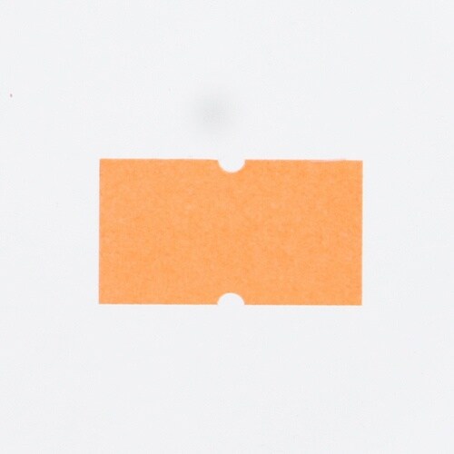 シモジマ ローラーラベル 弱粘 蛍光オレンジ 10