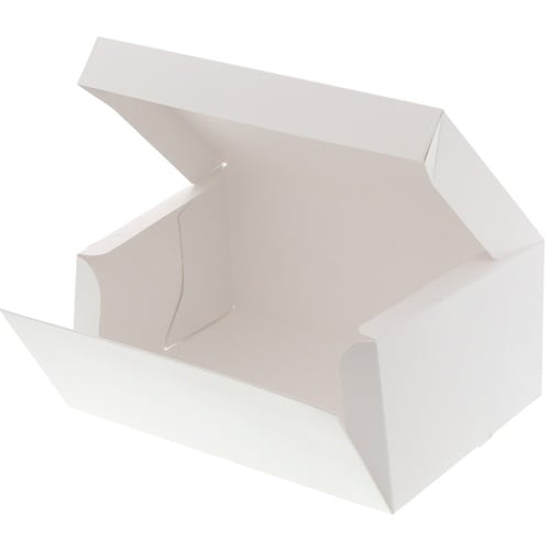 HEIKO サイドオープンケーキ箱 白 4号 ケー