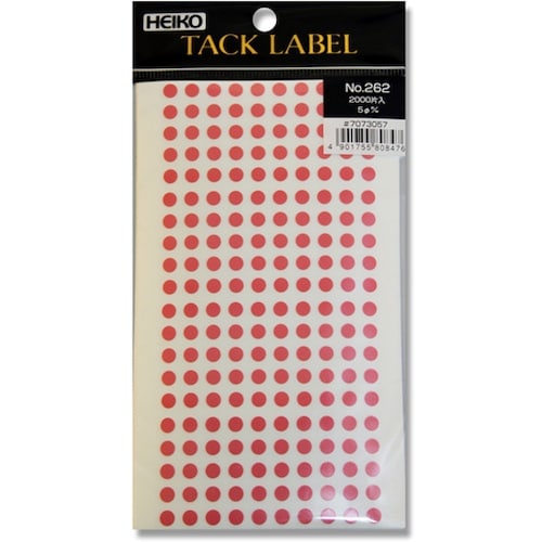 HEIKO タックラベル φ5 No.262 ピン