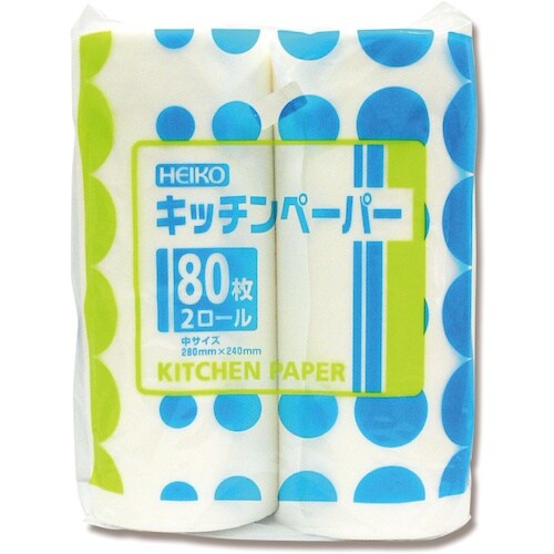 HEIKO ヘイコー キッチンペーパー 中 2巻入