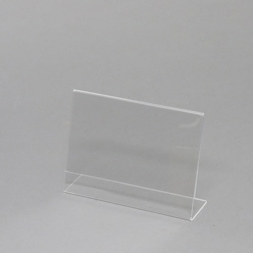 HEIKO アクリルサインホルダー L字片面 A6