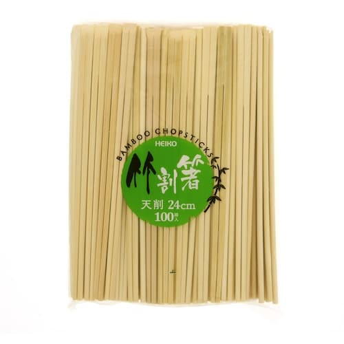 HEIKO 竹割箸 24cm 天削 100本入り