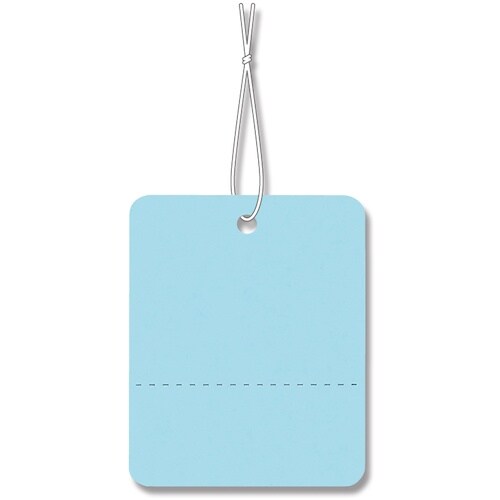 HEIKO 提札 No.527 ブルー 綿糸付 5