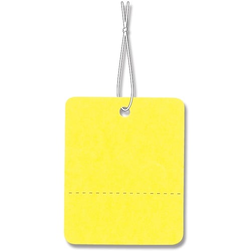 HEIKO 提札 No.524 黄 綿糸付 500