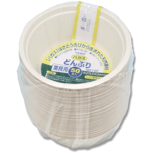 HEIKO 食品容器 バガスペーパーウェア どんぶ