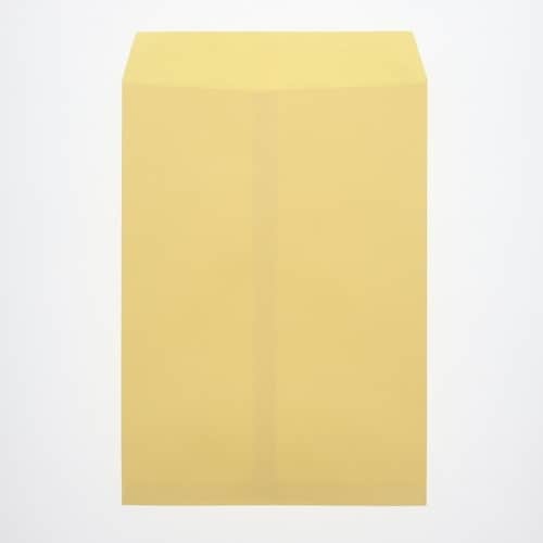 HEIKO カラー封筒 角2 枠無 クリーム 10