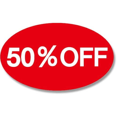 HEIKO タックラベル No.368 50%OF