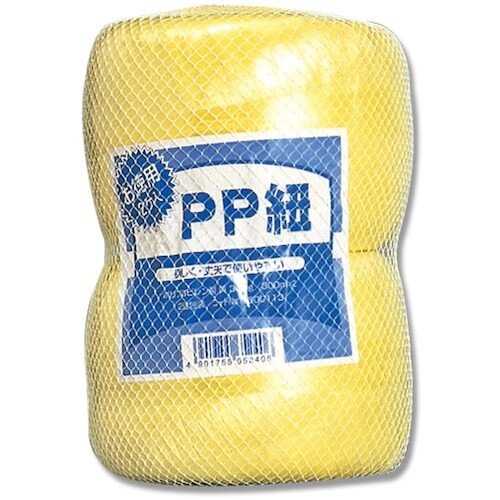 シモジマ 徳用PP紐 2巻入 300m巻 黄色 2