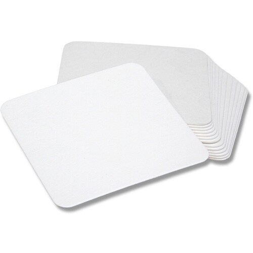 シモジマ コースター 白 90角 0.5mm 20