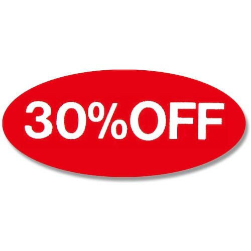 HEIKO タックラベル No.109 30%OF