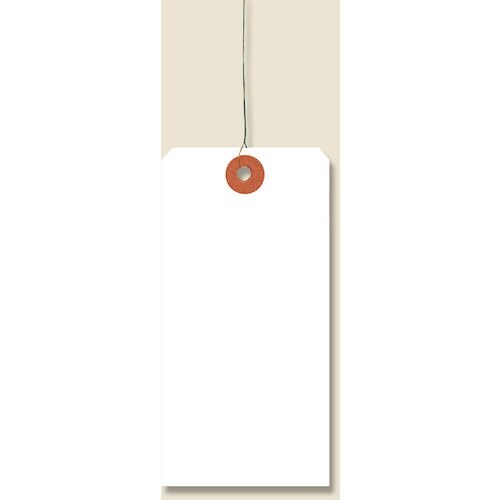 シモジマ 荷札 2号 60×120 白<135>