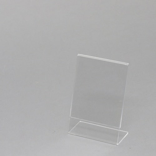 HEIKO アクリルサインホルダー L字片面 写真