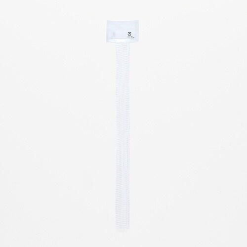 シモジマ にんにくネット 白 無地ラベル 35cm