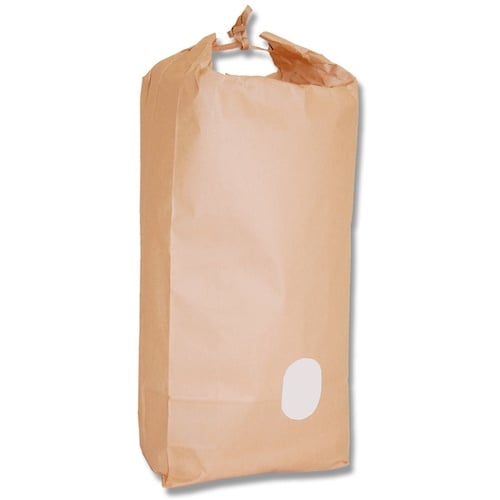 シモジマ 米袋 無地 バンド 窓付き 5KG 未晒