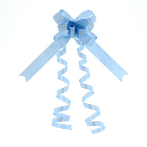 HEIKO リボンボウ ライトブルー 22mm巾
