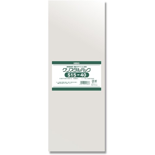 HEIKO OPP袋 クリスタルパック S 15−