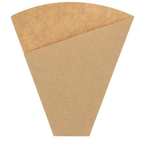 HEIKO スナック三角袋 未晒無地 13.7−1