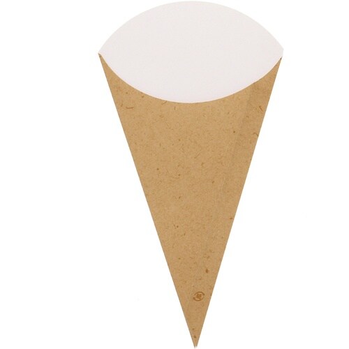 HEIKO 三角ポテト袋 クラフトナチュラル L