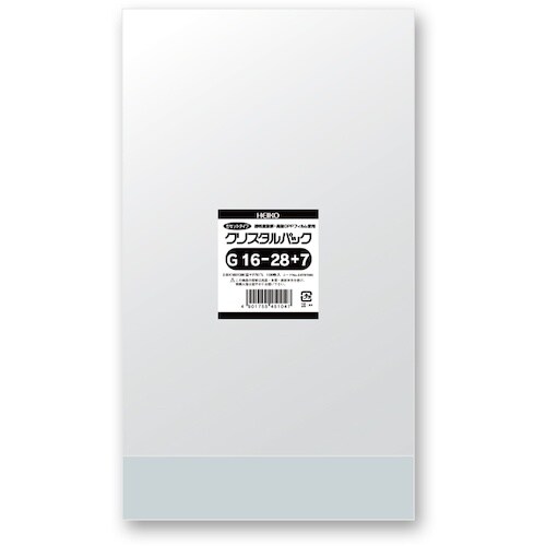 HEIKO OPP袋 クリスタルパック ガゼットタ