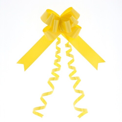 HEIKO リボンボウ イエロー 36mm巾 50