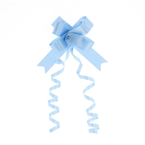 HEIKO リボンボウ ライトブルー 15mm巾