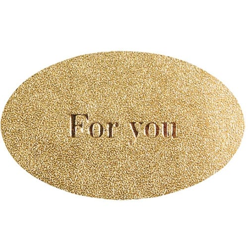 HEIKO ギフトシール オーバル フォーユー金