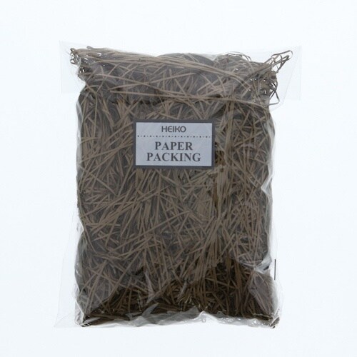 HEIKO 緩衝材 紙パッキン 40g入 ダークブ
