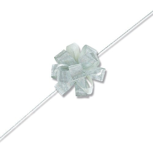 HEIKO ワンタッチメタルリボン シルバー 12