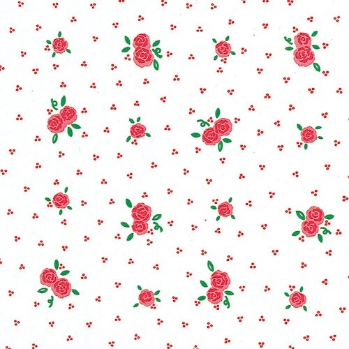 HEIKO 包装紙 メルヘンローズ 半才 100枚