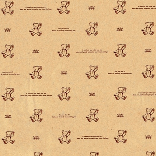 HEIKO 包装紙 ハローベア 半才 100枚入り