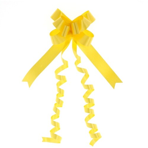 HEIKO リボンボウ イエロー 22mm巾 50