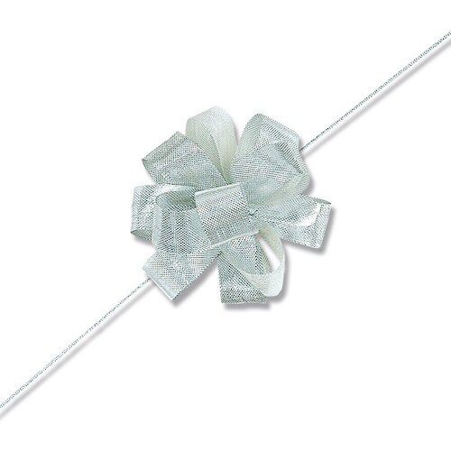 HEIKO ワンタッチメタルリボン シルバー 18