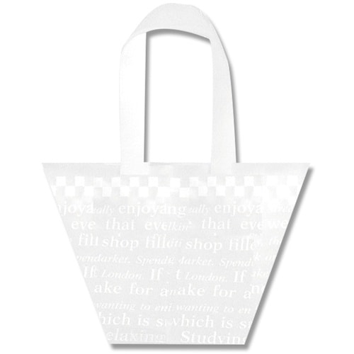 HEIKO 手提げポリ袋 Yバッグ チェッカー 表