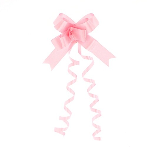 HEIKO リボンボウ ピンク 15mm巾 50本