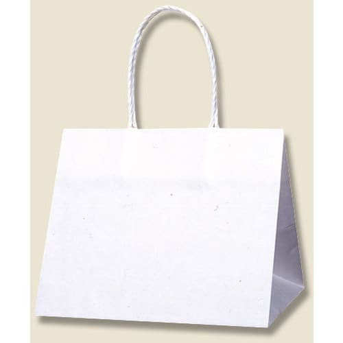 HEIKO 手提げ紙袋 Pスムースバッグ 白無地