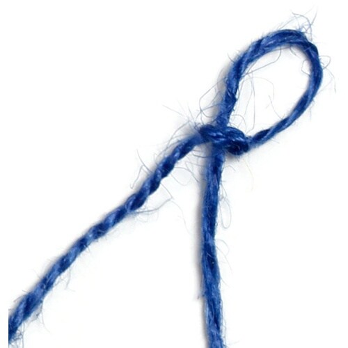 HEIKO カラー麻紐 20m巻 ブルー