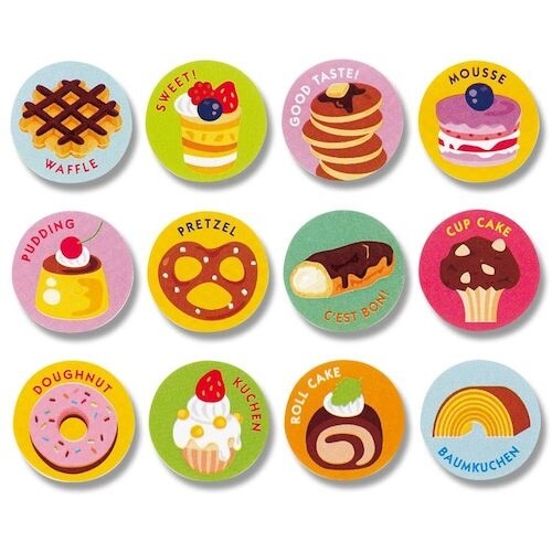 HEIKO ギフトシール スイーツ 96枚入り