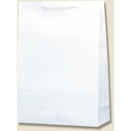 HEIKO 手提げ紙袋 T型チャームバッグ 白無地