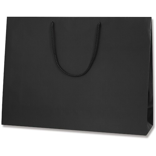 HEIKO 手提げ紙袋 ブライトバッグ 黒(MT)