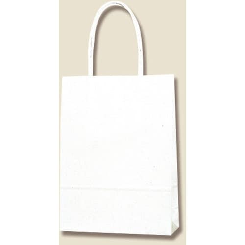 HEIKO 手提げ紙袋 スムースバッグ 白無地 1
