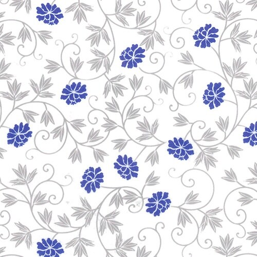 HEIKO 包装紙 なごり花 藍 半才並口 100