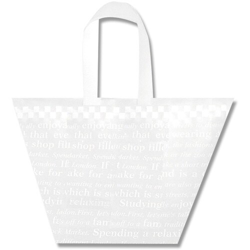 HEIKO 手提げポリ袋 Yバッグ チェッカー 表