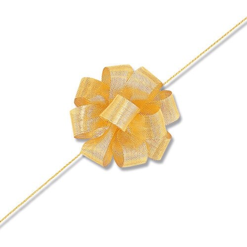 HEIKO ワンタッチメタルリボン ゴールド 18