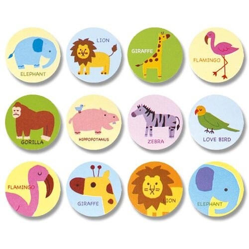 HEIKO ギフトシール アフリカ 96枚入り