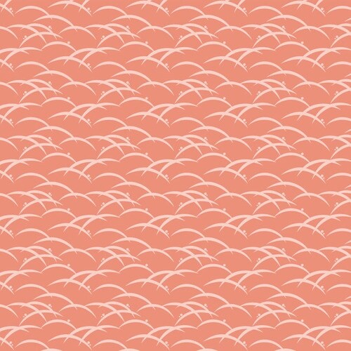 HEIKO 包装紙 つゆくさ 茜 半才 50枚入り