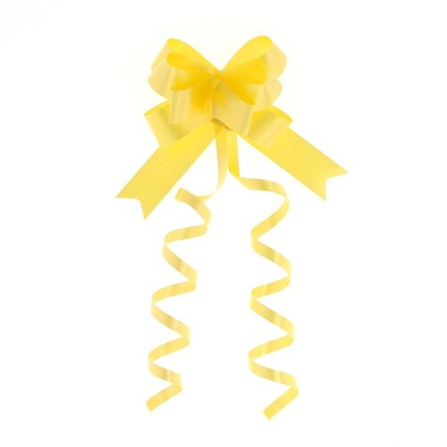 HEIKO リボンボウ イエロー 15mm巾 50