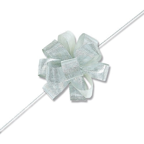 HEIKO ワンタッチメタルリボン シルバー 24