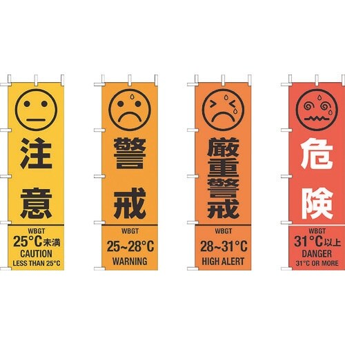 ユニット 桃太郎旗 WBGT値表示セット